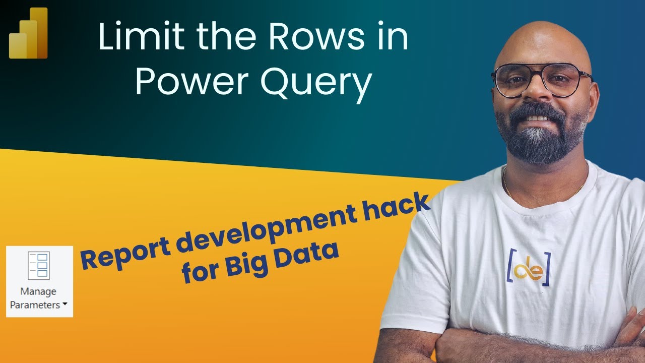 Limit the rows and load data in Power BI for Efficiency