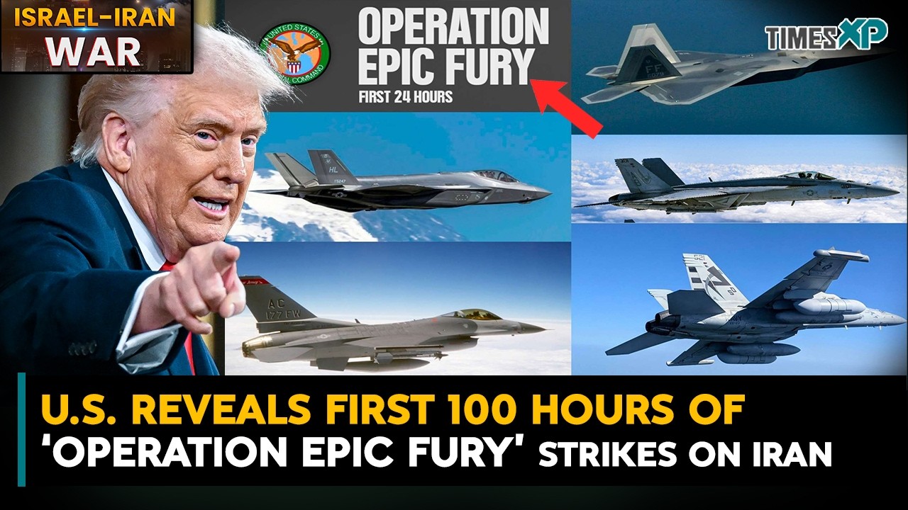 US Reveals 100 Hours Of 'Operation Epic Fury' Strikes on Iran| Iran-Israel-U.S. War