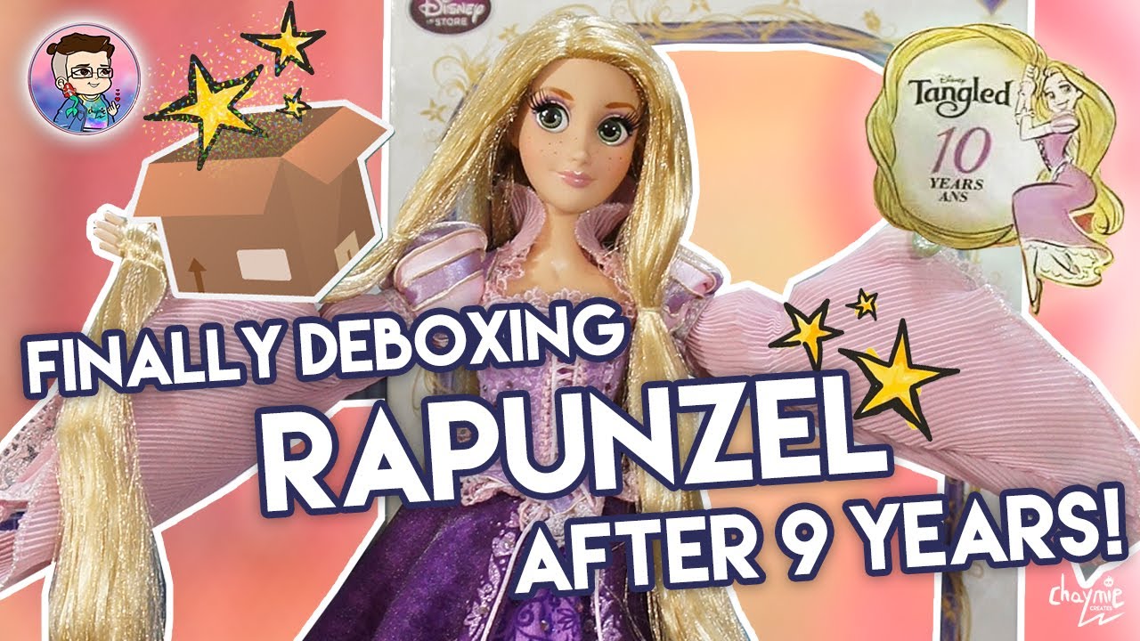 Deboxing LIMITED EDITION RAPUNZEL DOLL After 9 Years | Detailed Out of Box Review | Tangled 10 Years