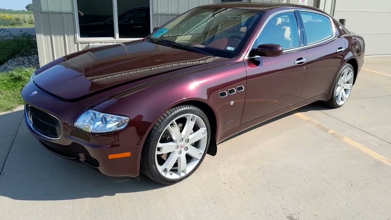 2007 Maserati Quattroporte Sport GT for Sale **ONLY 9,350 1 OWNER MILES!!** #605-213-3100