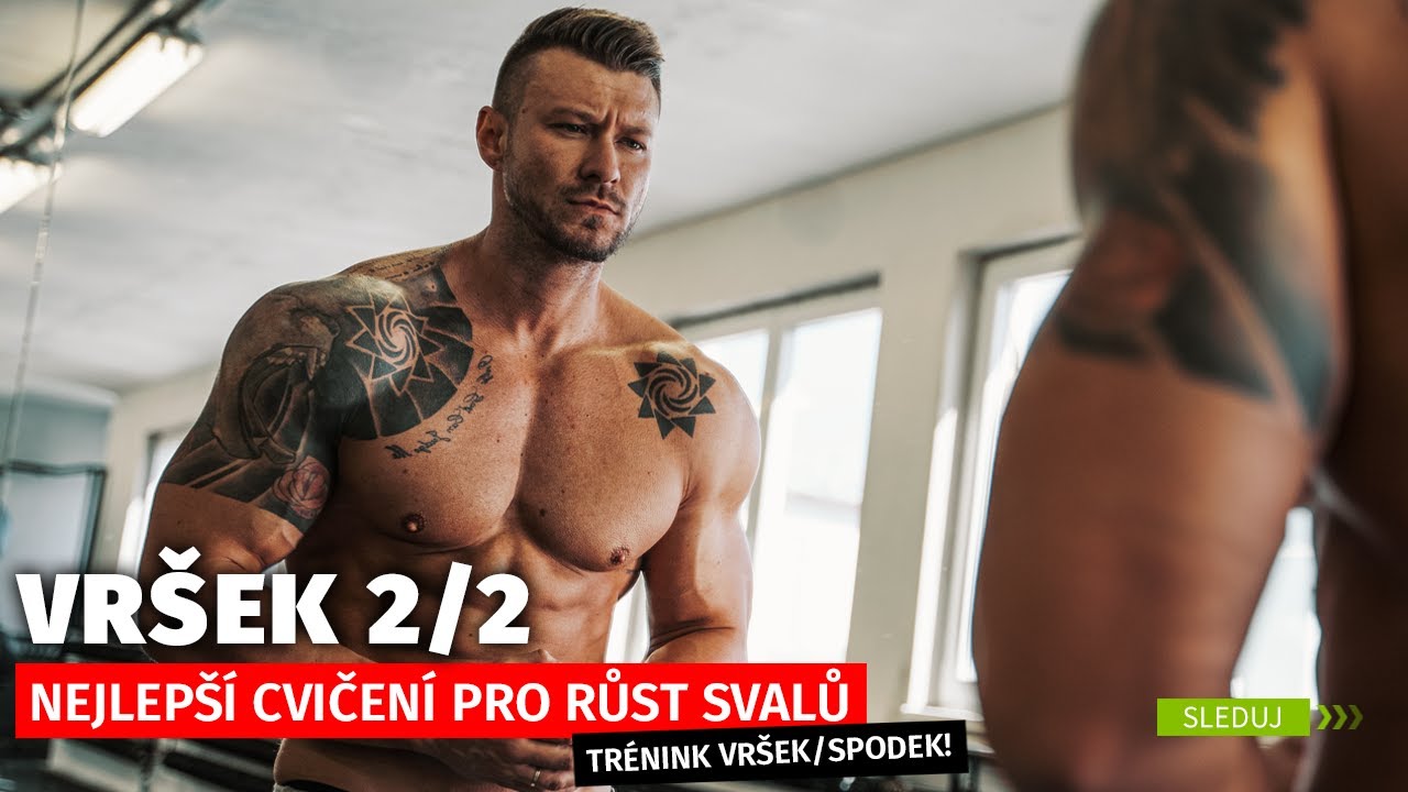 Tréninkový plán vršek/spodek | Nejlepší cvičení horní části těla pro růst svalů | 2.část