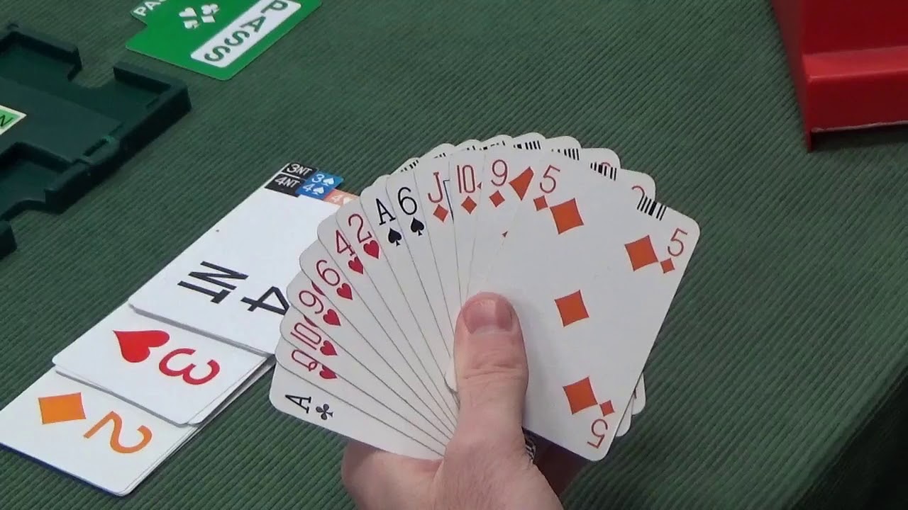 z #29 Full Bridge Game -  Bridge bidding & card play explained - 7 Diamonds