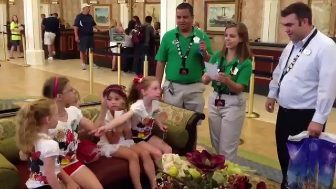 Surprise! Grandma and Papa are at Walt Disney World!