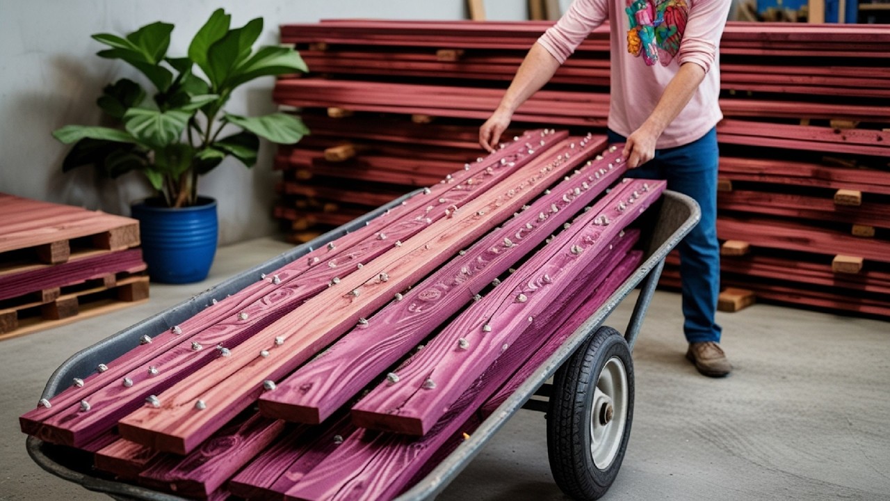 Great Creative Recycling Ideas From Pallet Wood! Best Woodworking Skills Create Affordable Furniture