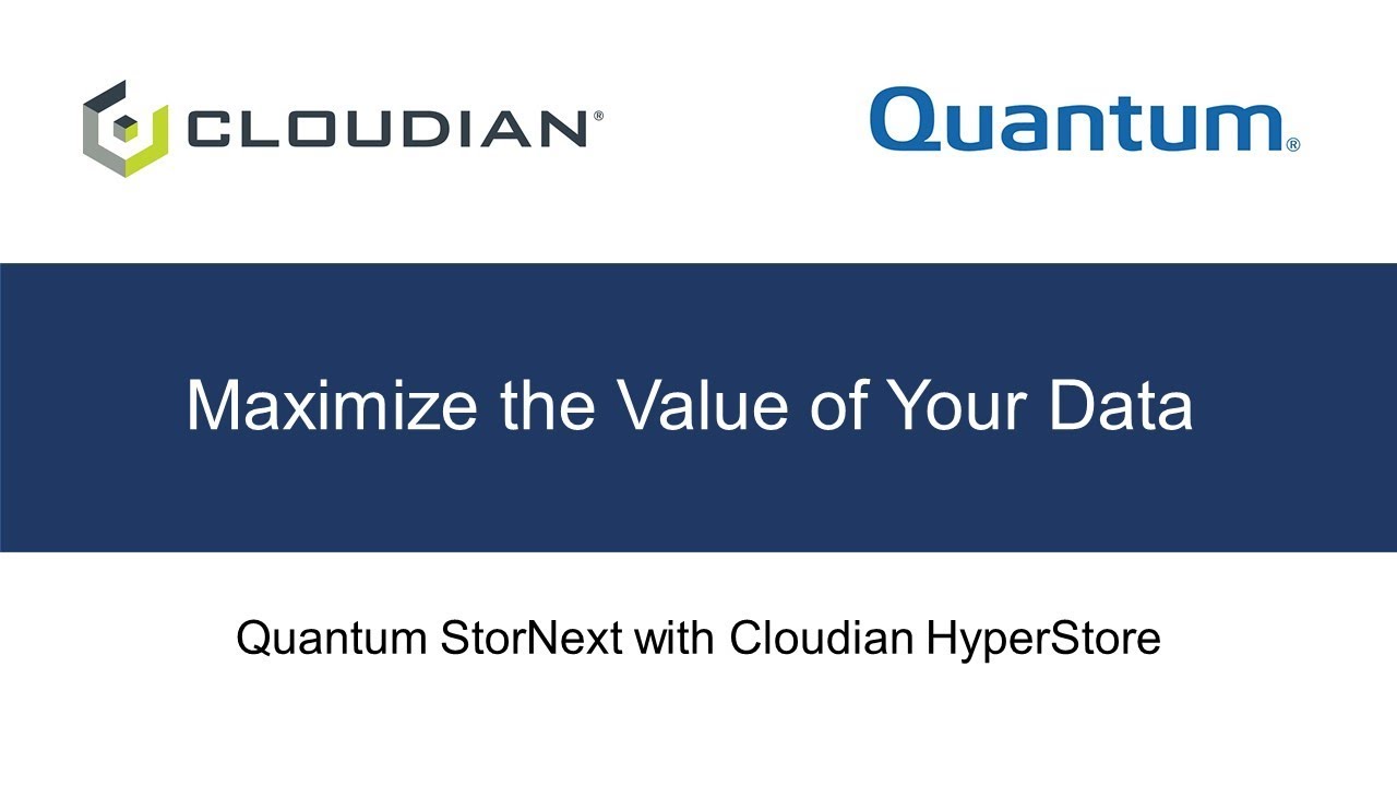 WEBINAR: Maximize the Value of Your Data with Quantum