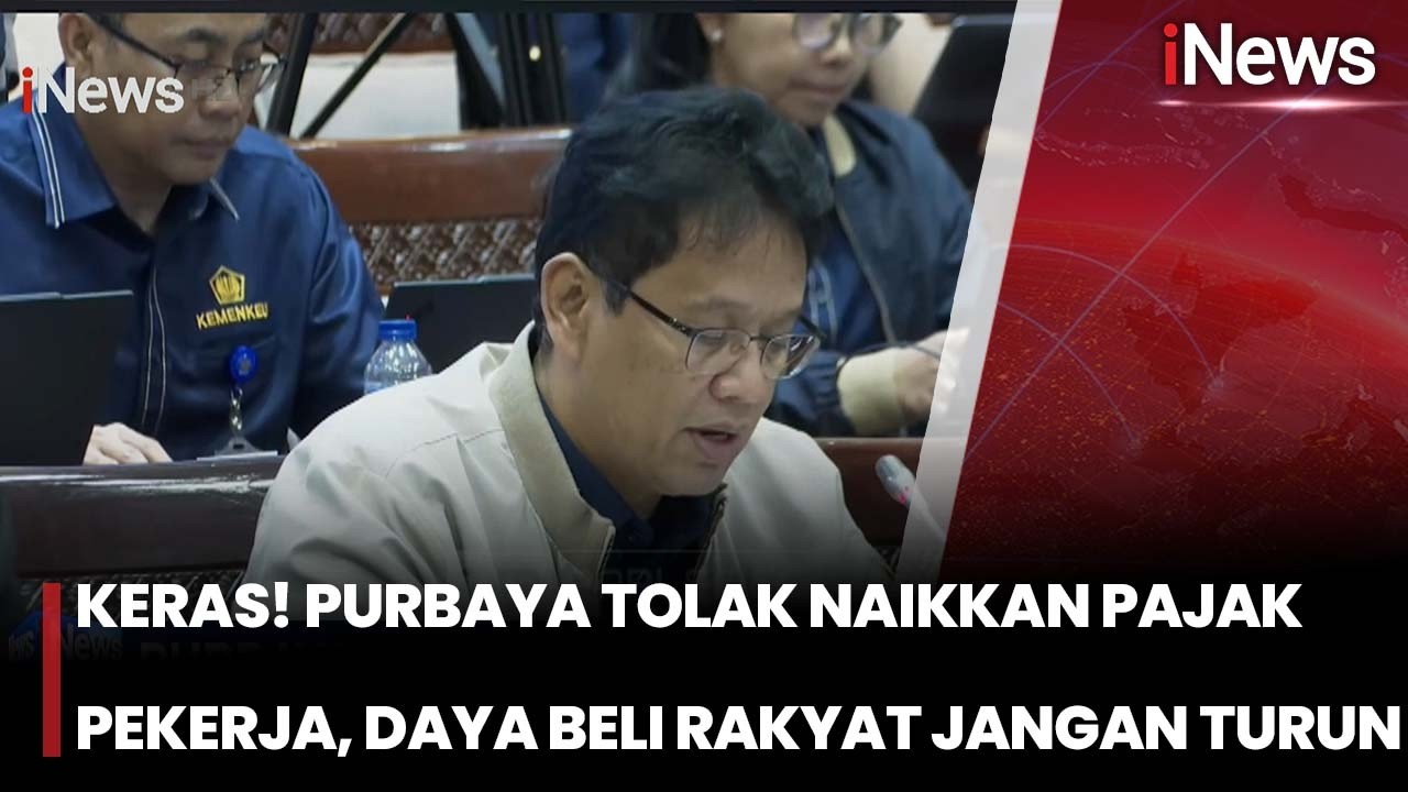 Keras! Purbaya Tolak Naikkan Pajak Pekerja, Daya Beli Rakyat Jangan Turun | iNews Malam 21/2