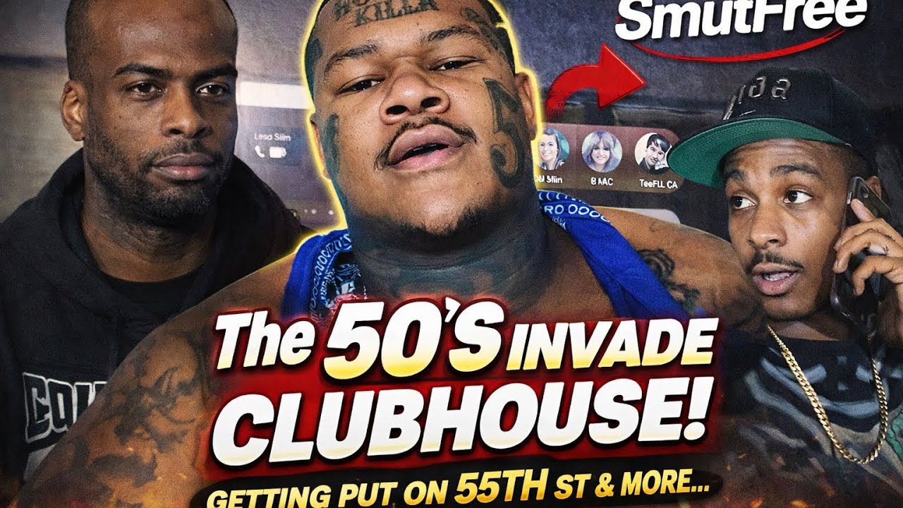 The 50’s INVADE Clubhouse! Crip Mac, ODM Slim & TeeFlii Talk 55th St 👀🔥