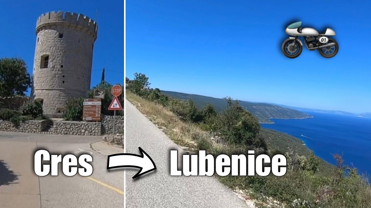 Amazing Moto Ride To Lubenice Cres