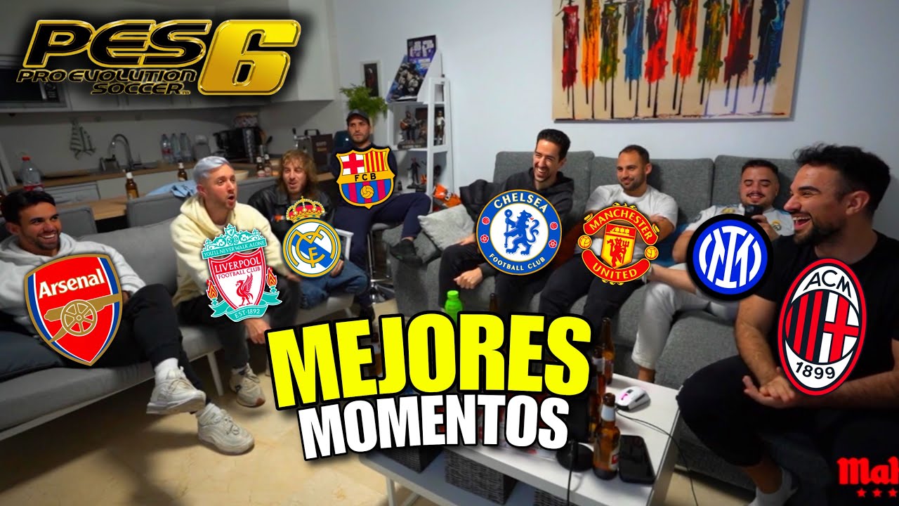 MEJORES MOMENTOS del TORNEO de PES 6 de ILLOJUAN y AMIGOS ⚽️🤣 Marcos, Darío, Yannis, Rafa, Evon…
