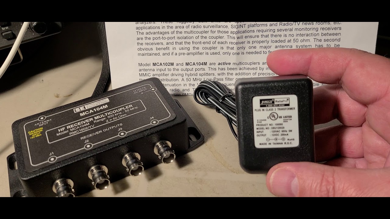 Stridsberg Engineering multicoupler has finally arrived 1 antenna on 4 radios