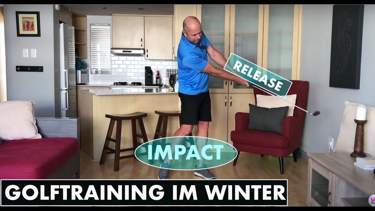 Treffmoment und Release : Golf-Wintertraining 1