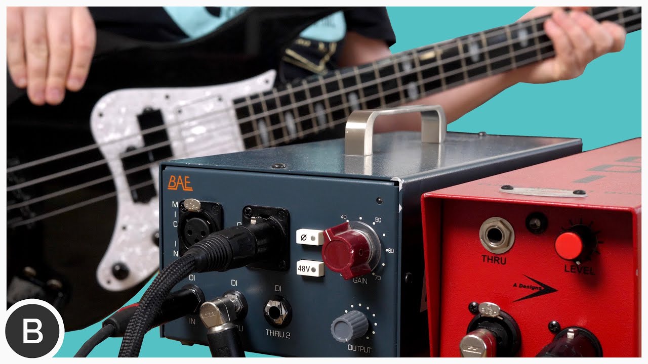 FAT BASS TONE - Recording with 2 PREAMPS!