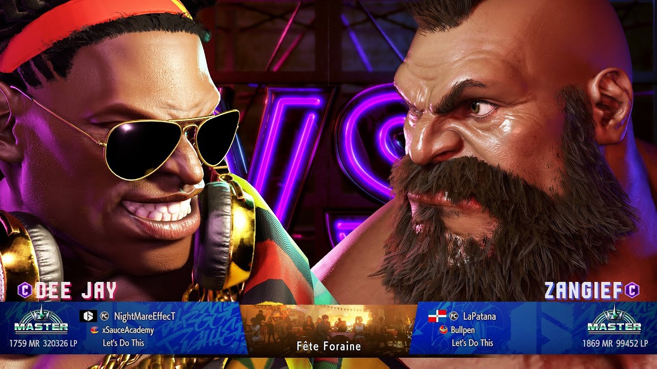 SF6 MenaRD VS  NightMareEffecT(DeeJay)