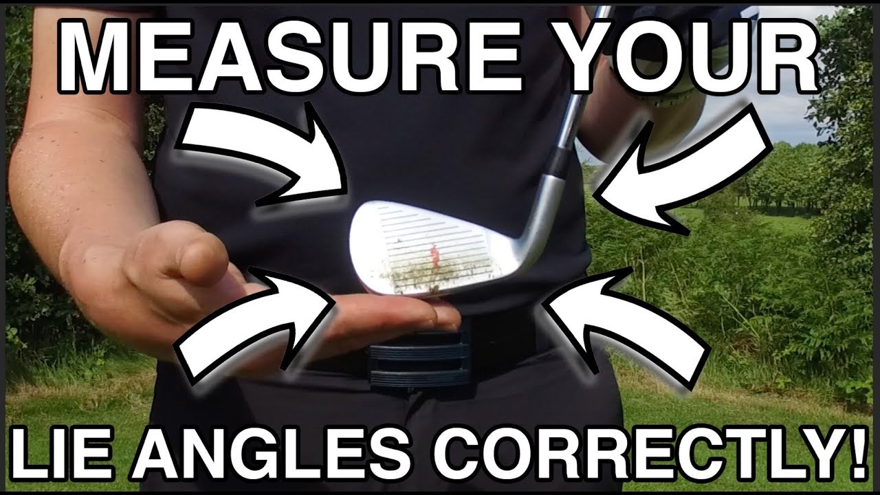 CUSTOM FITTING - MEASURE YOUR LIE ANGLES CORRECTLY