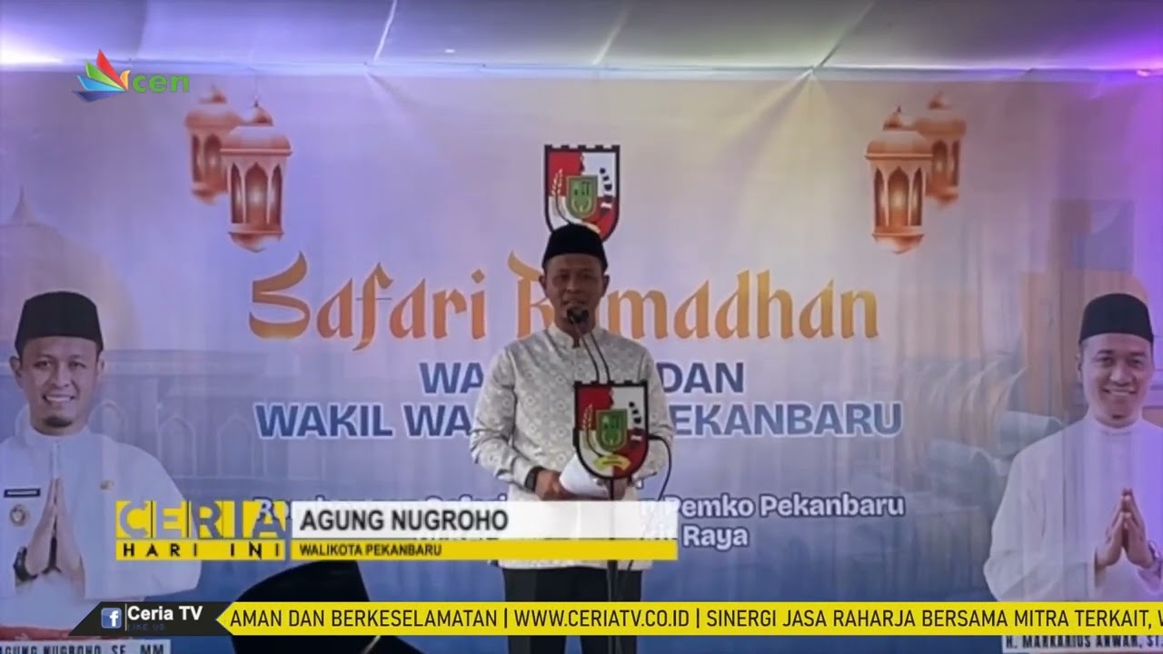 SAFARI WALIKOTA DI MASJID AL FIRDAUS BUKIT RAYA DI HADIRI SYAMSUAR