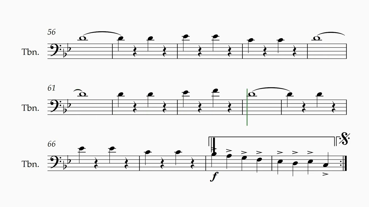 1 Trombone THE THUNDERER