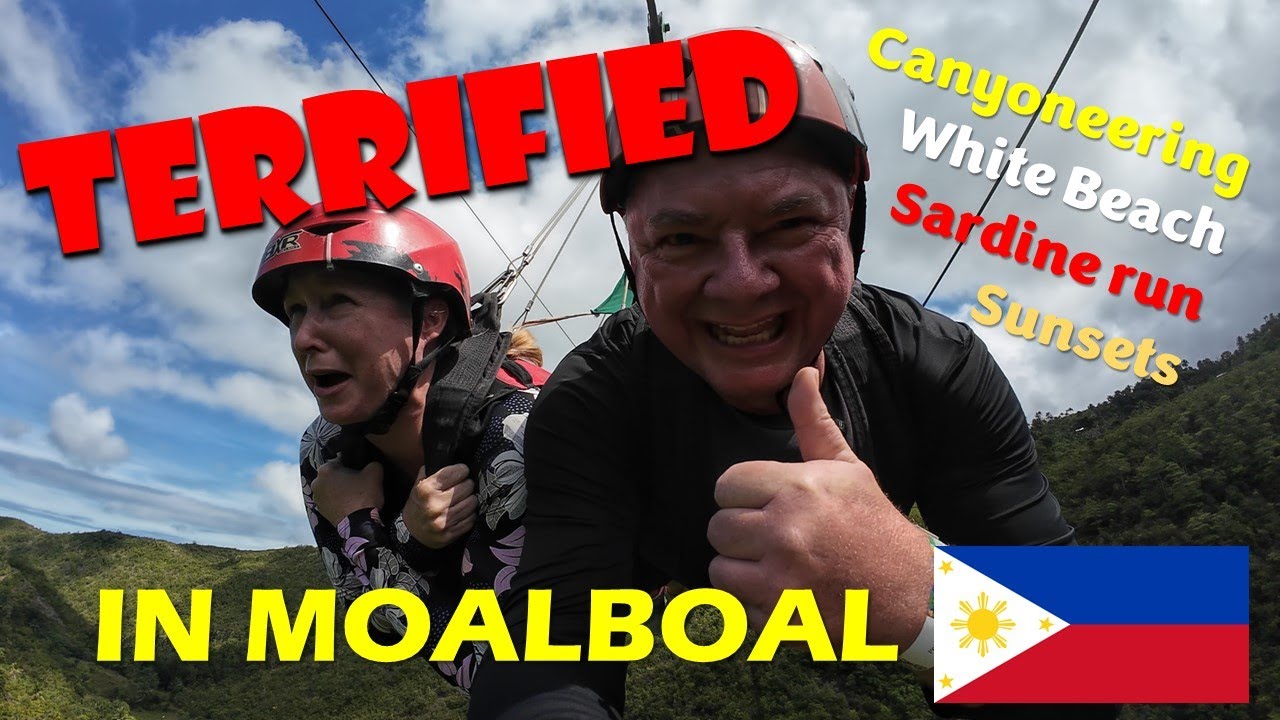 TERRIFIED in Moalboal - Kawasan Falls and Sardine run  (Gap Year Ep 3) 🇵🇭