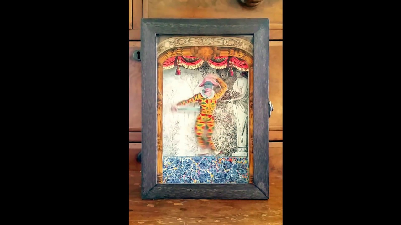 "Harlequin", sand powered automaton