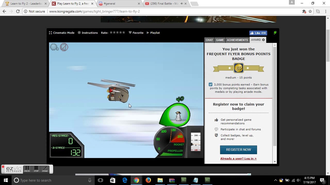 Learn to Fly 2 All Challenges Story All Bonuses in  9:46 (WR)