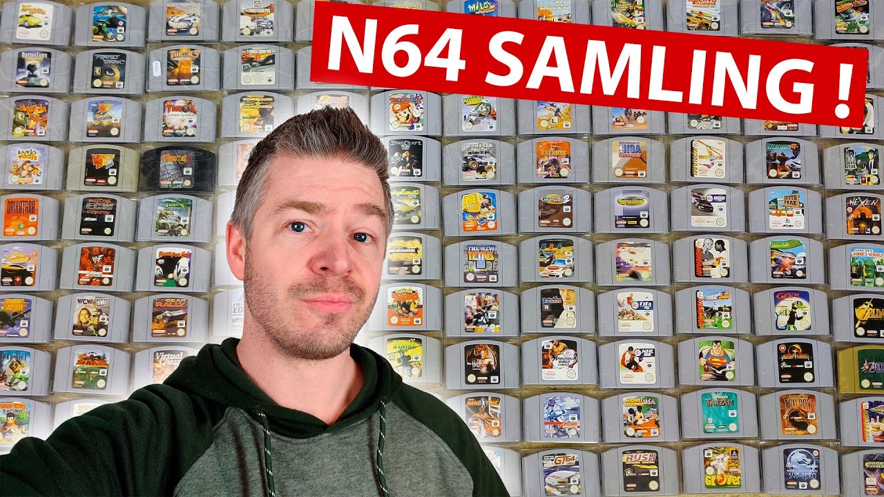 Har købt en næsten komplet Nintendo 64 samling