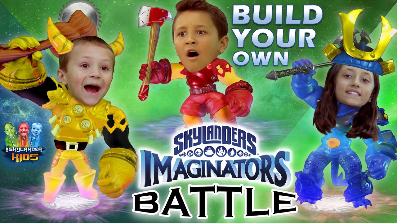 Skylanders Imaginators Battle w/ Sky Kids! 