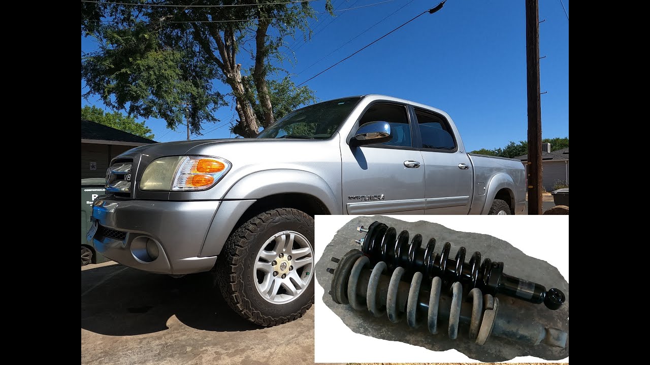 Замена стоек и амортизаторов Toyota Tundra 04