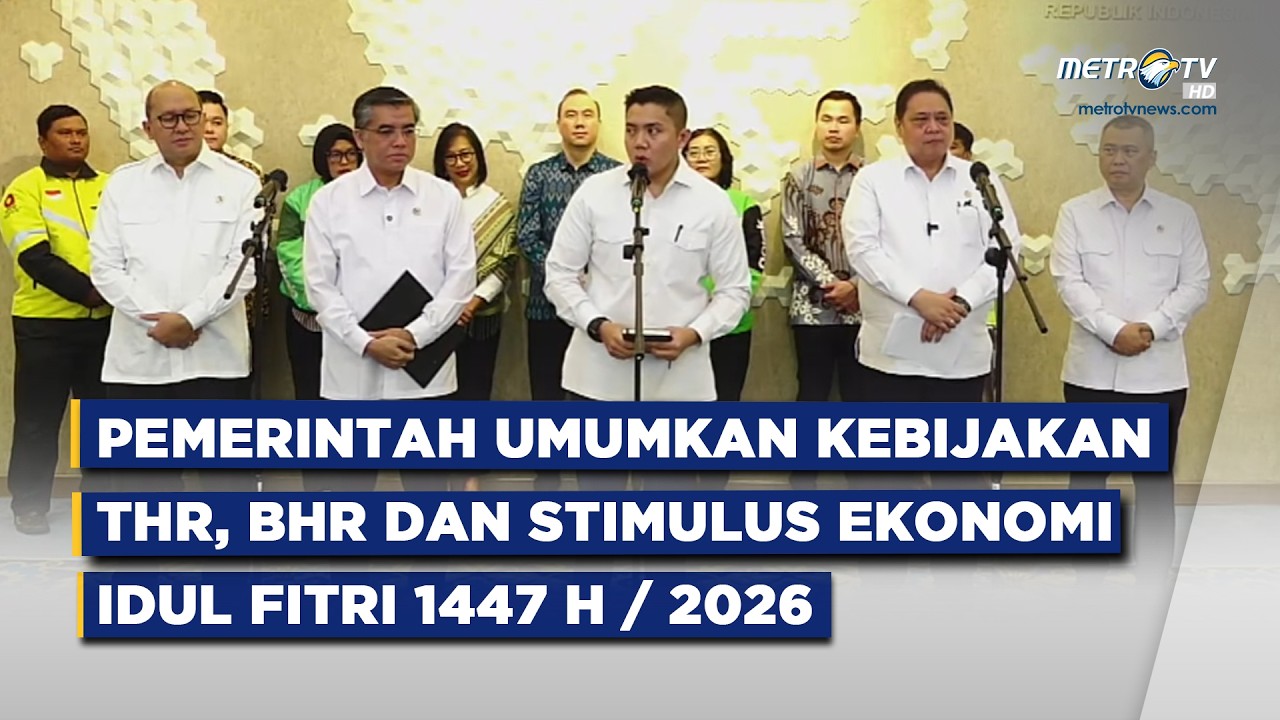 BREAKING NEWS - KONPERS MENKO AIRLANGGA: KEBIJAKAN THR, BHR & STIMULUS EKONOMI IDUL FITRI
