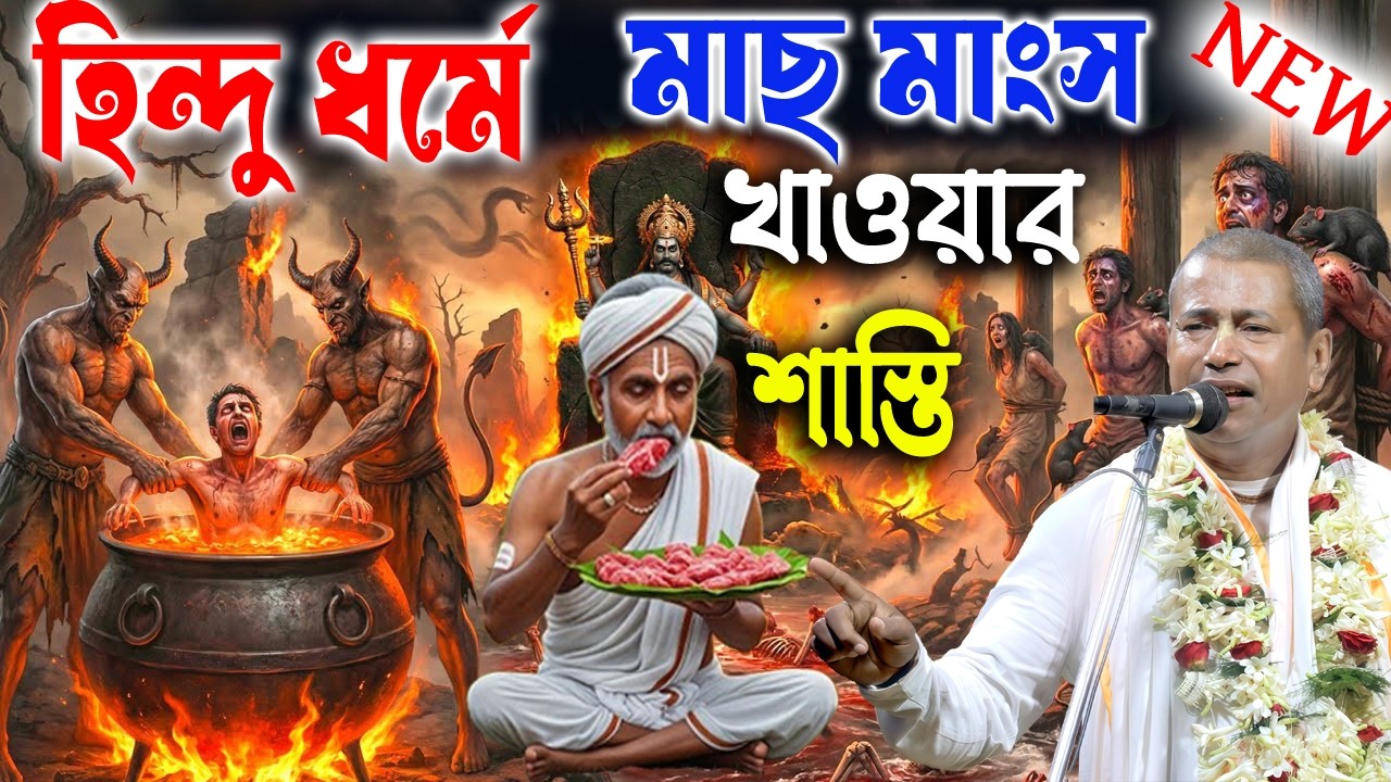 হিন্দু ধর্মে যারা মাছ মাংস খান // কথা শুনলে নরকের শাস্তি থেকে মুক্তি পাবে // শ্রী শ্যামসুন্দর দাস |