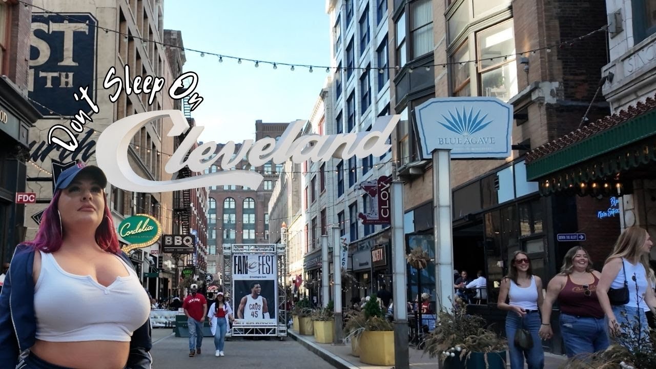Exploring Cleveland's Downtown Vibrant Scene! - Walking Tour in 4K!