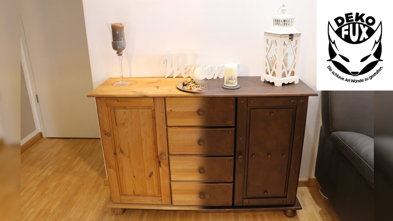 Schrank Design im Industrielook mit DekoFux