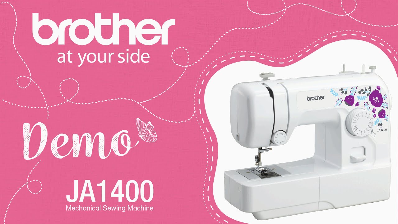 JA 1400 Demo - Brother Home Sewing Machine - Hindi