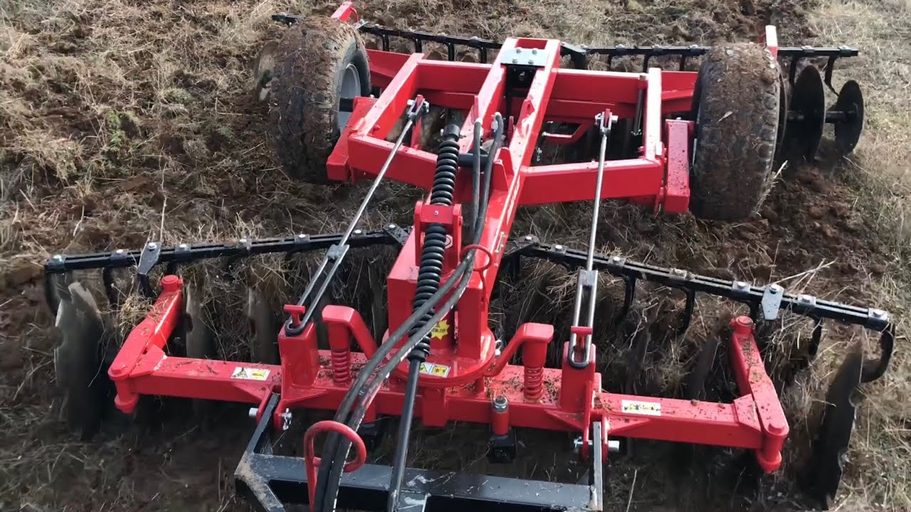 Hiç Sürülmemiş Arazi Denemesi - Alpler Çekilir X Tipi Tandem Diskaro
