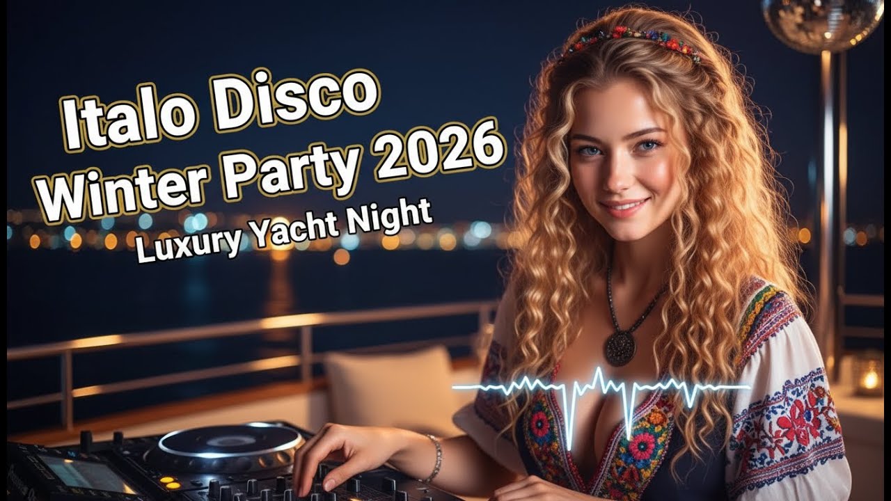 Italo Disco Winter Party 2026 • Luxury Yacht Night | 80s Disco Revival Mix | New Year Afterglow 4K
