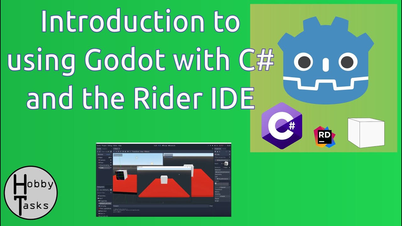Godot 3 - 3D Mesh Manipulation - 01 - Introduction to using C# with the Rider IDE