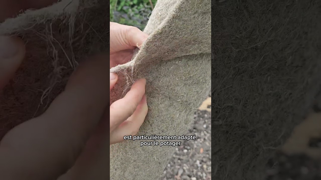 B&acirc;che de paillage en chanvre