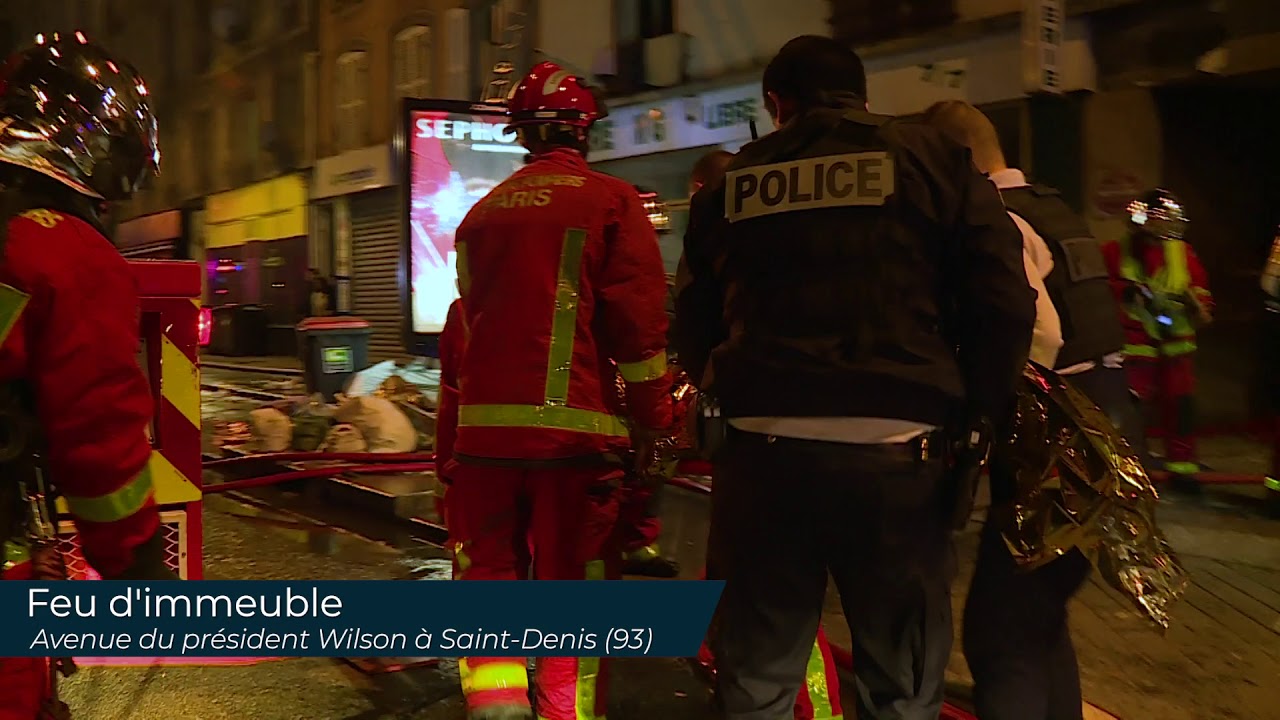 Feu d’appartements à Saint-Denis (93) : 8 sauvetages réalisés
