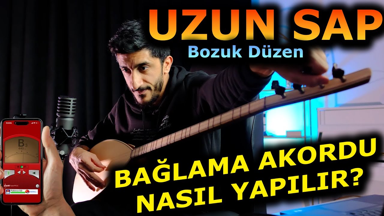 UZUN SAP BAĞLAMA AKORDU NASIL YAPILIR? | Saz Akordu Nasıl Yapılır?