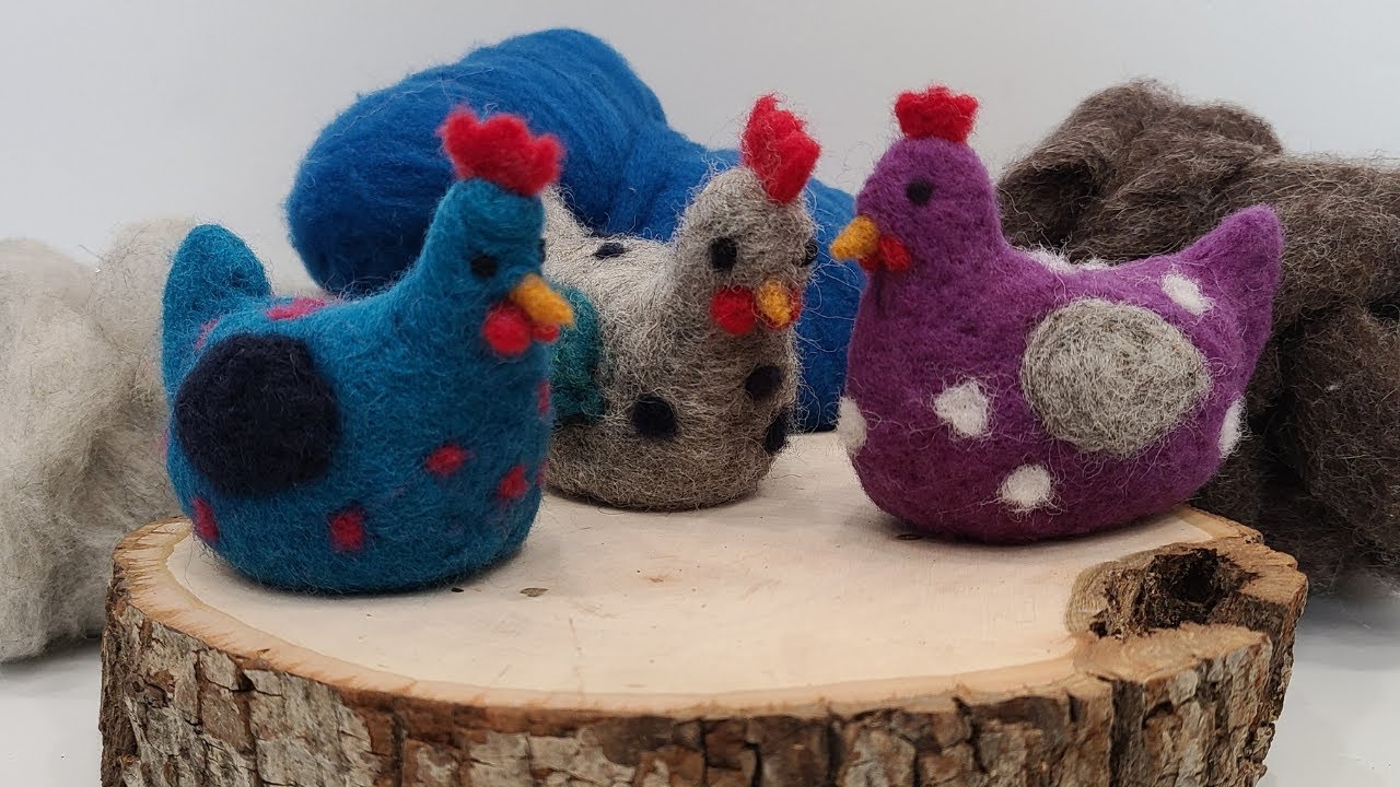 Needle Felt Chicken YouTube