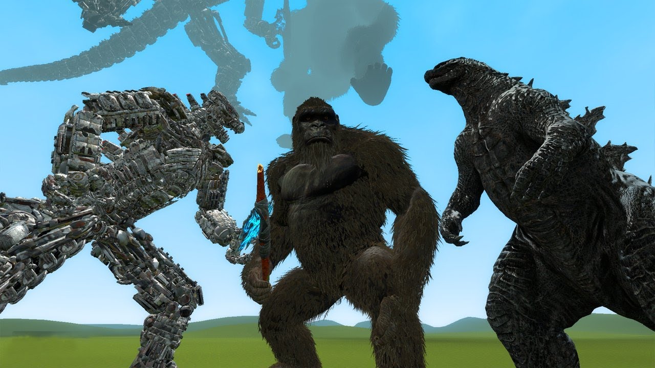 KONG vs GODZILLA vs MECHA GODZILLA | In Garry's Mod