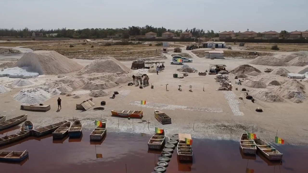 Senegal Travel | Lac Rose from the Sky