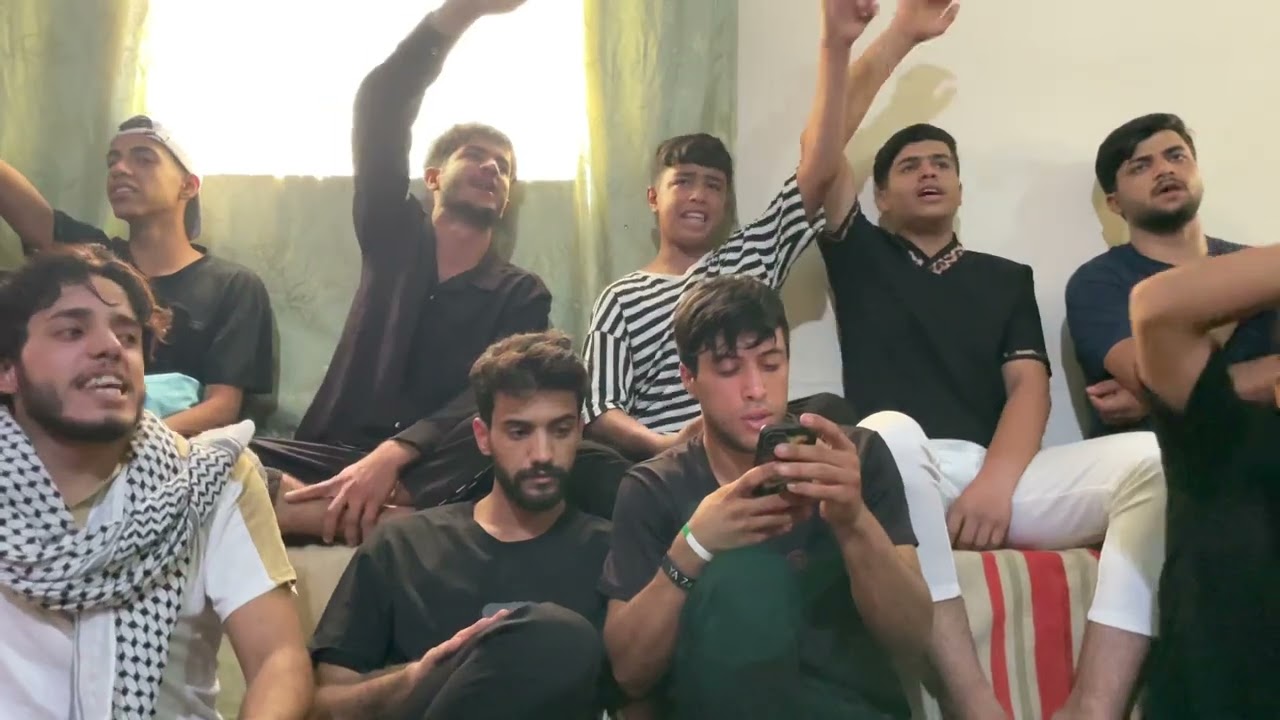 الأصوات الجميلة في الموكب الفتى الهاشمي عند الأستراحة