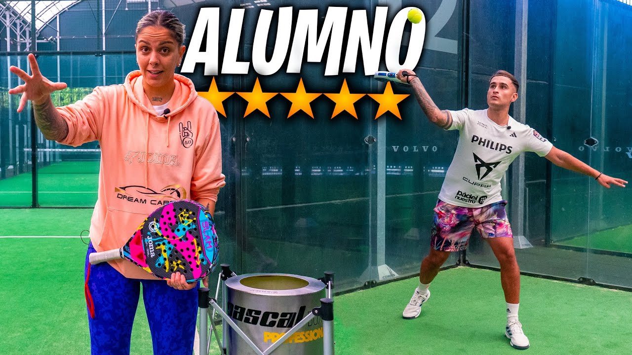 ALBA GALÁN y EL SECRETO de la BAJADA DE PARED PERFECTA en el PADEL