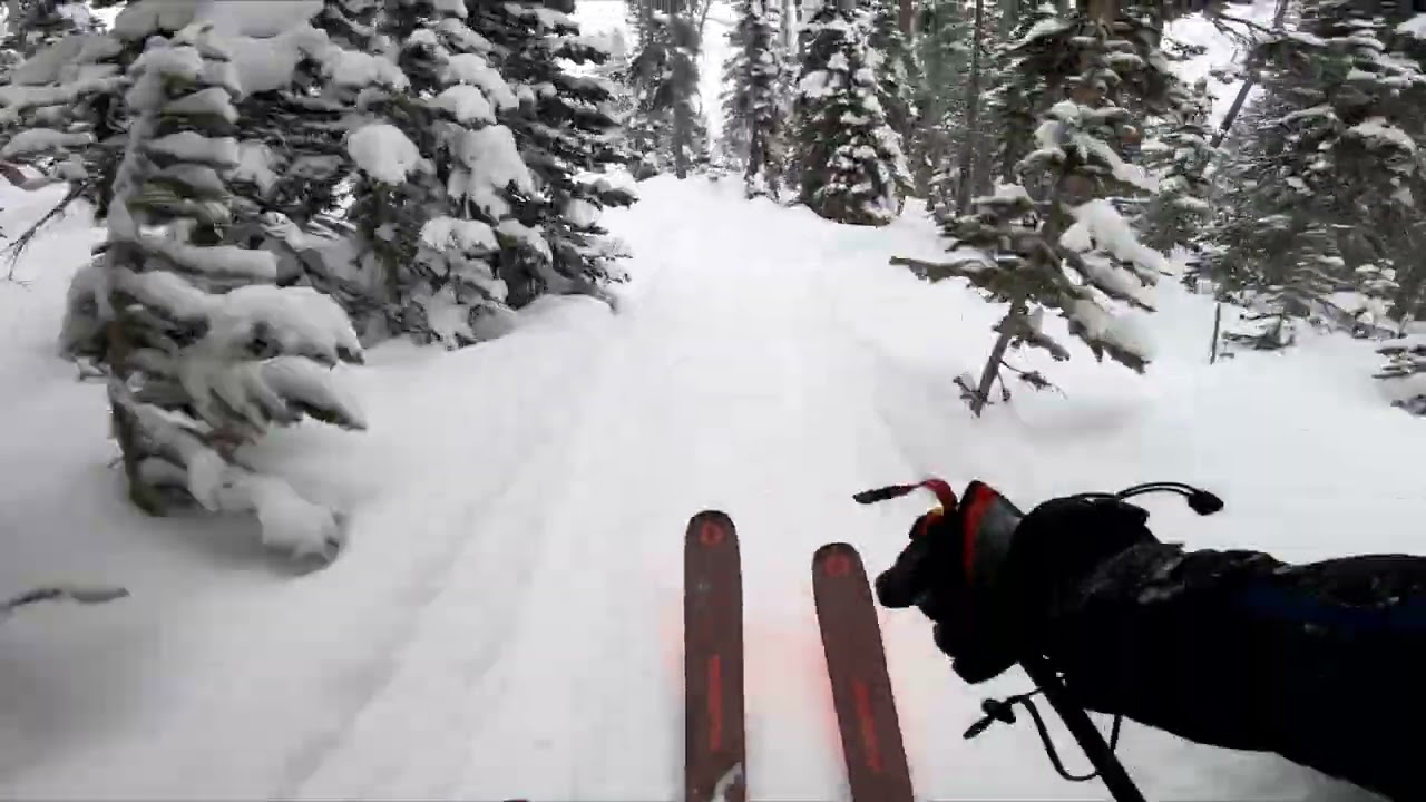 Winter Park, Colorado: Jeff's Chute Expert Run (Double Black) Top to Bottom