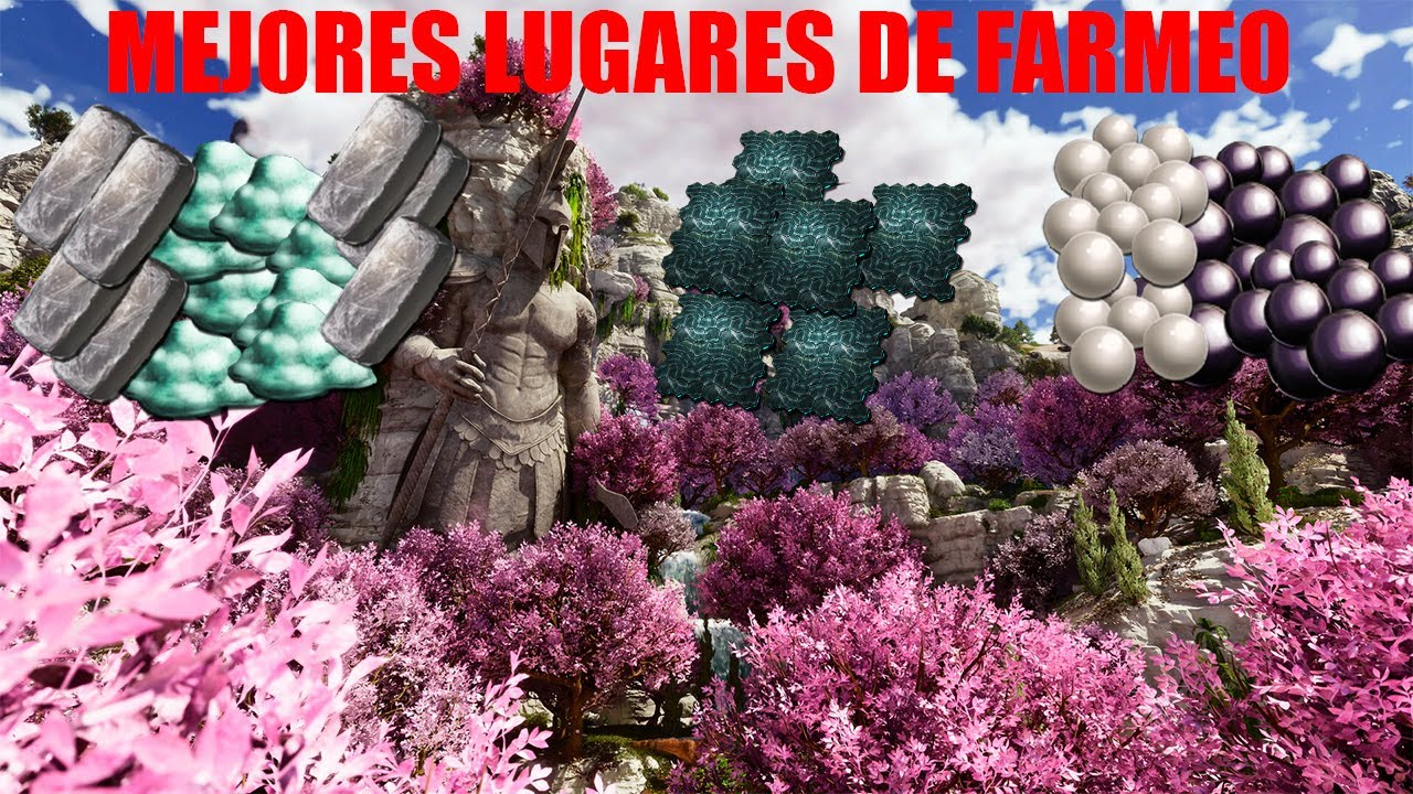 MEJORES LUGARES DE FARMEO EN ASTRAEOS! ARK ASCENDED