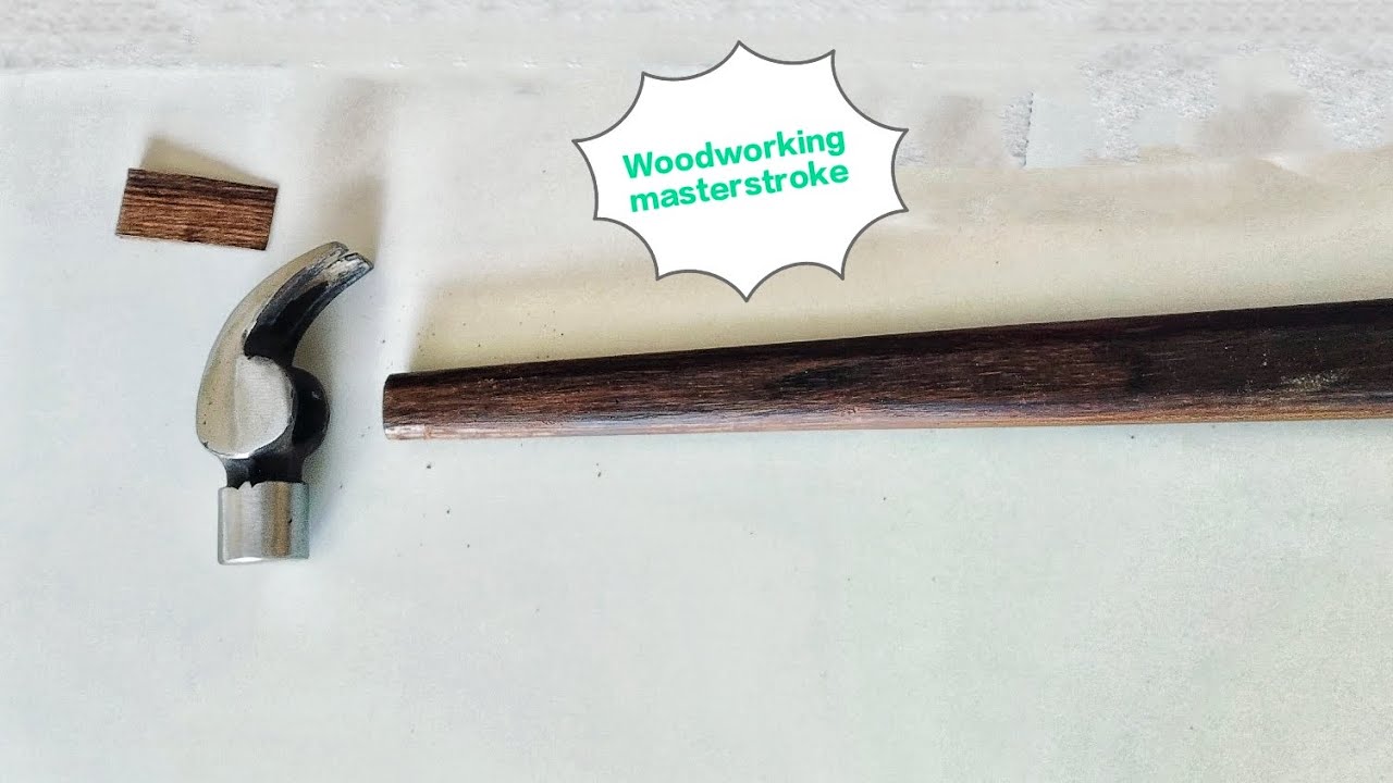 Renovated Old Hammer To New Hammer #Carpentry #woodworking #Hammer #Wood