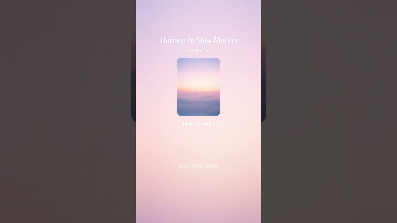 Horizon In Slow Motion