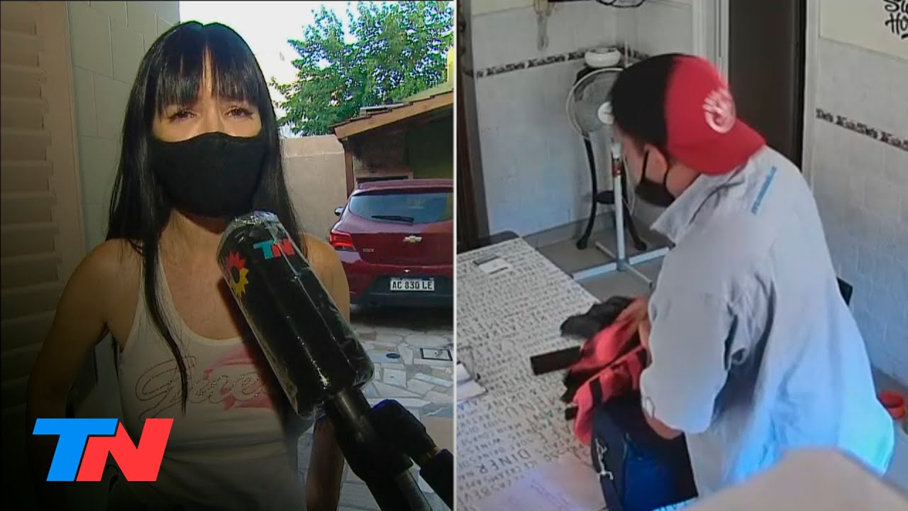 Ver como te roban: estaban de vacaciones y vieron en vivo como les entraban a robar a su casa