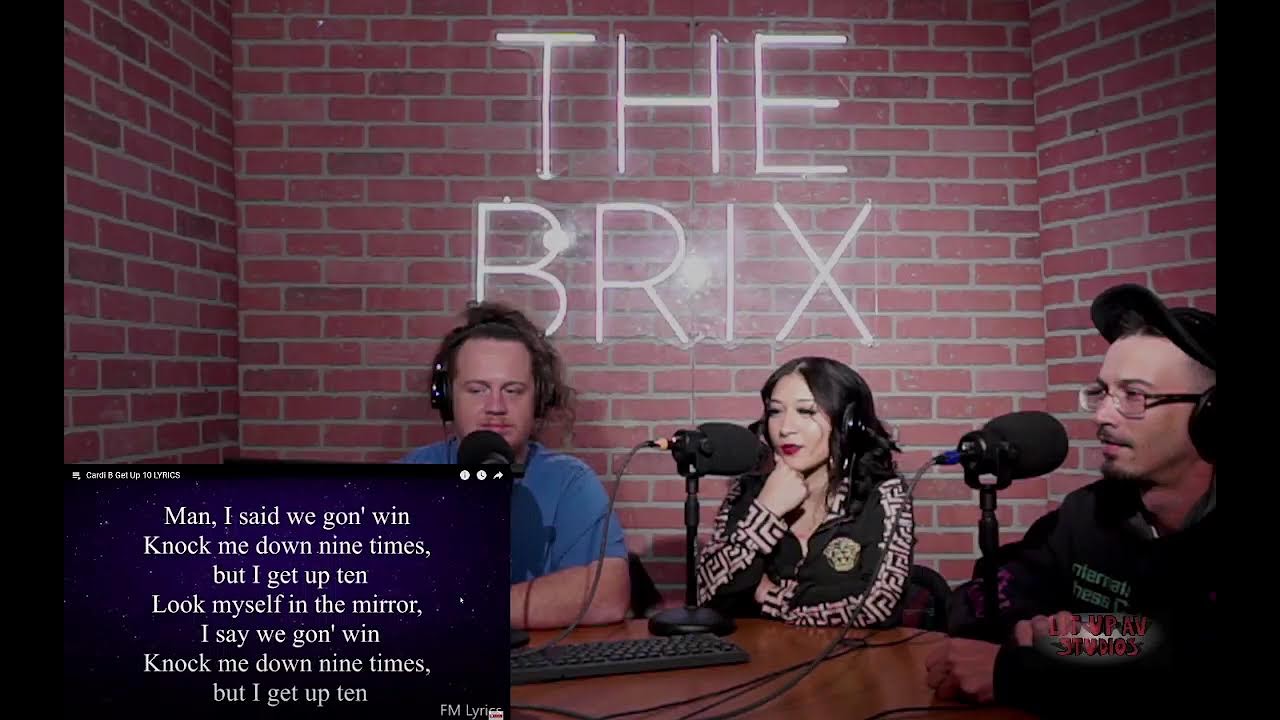 Реакции Lit Up AV: Cardi B — Get Up 10 [ТЕКСТ]