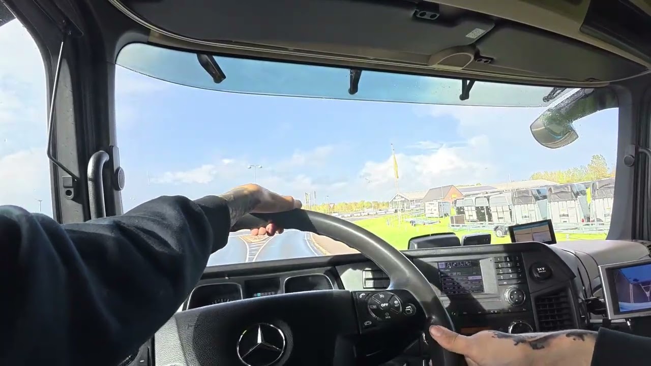 🇩🇰 POV Trucking | Mercedes | Børup - Taulov