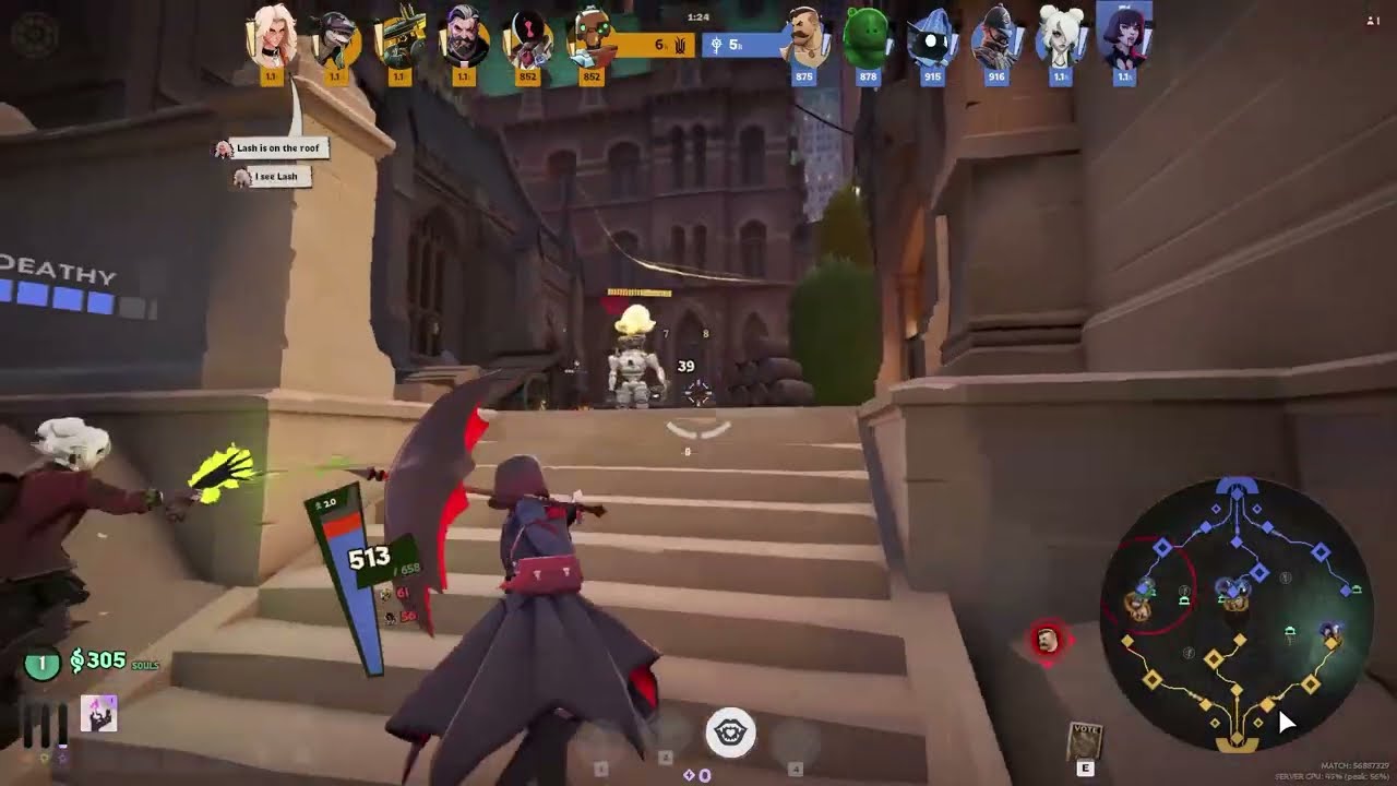 Deadlock High MMR - Mina Died at start and gone berserk - 28 kills